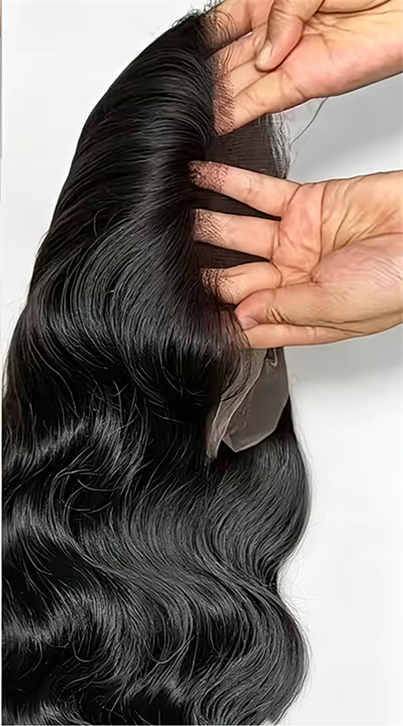 Hd Lace Frontal Wig Human Hair Pre Plucked - Perruque frontale en dentelle HD 13x6