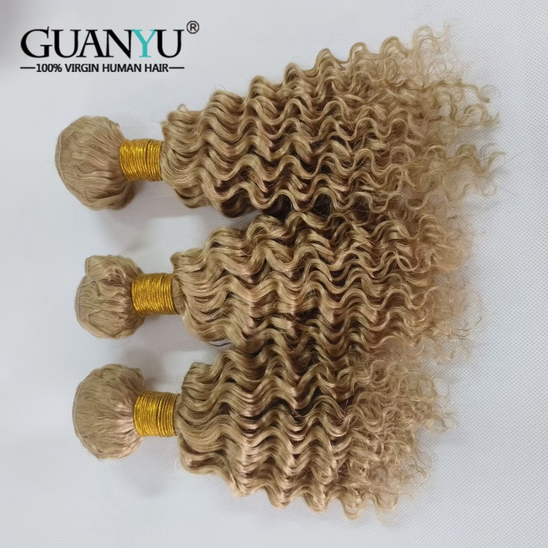 Deep Wave 3 Bundles With Closure - Tissage en lot Deep Wave 100%