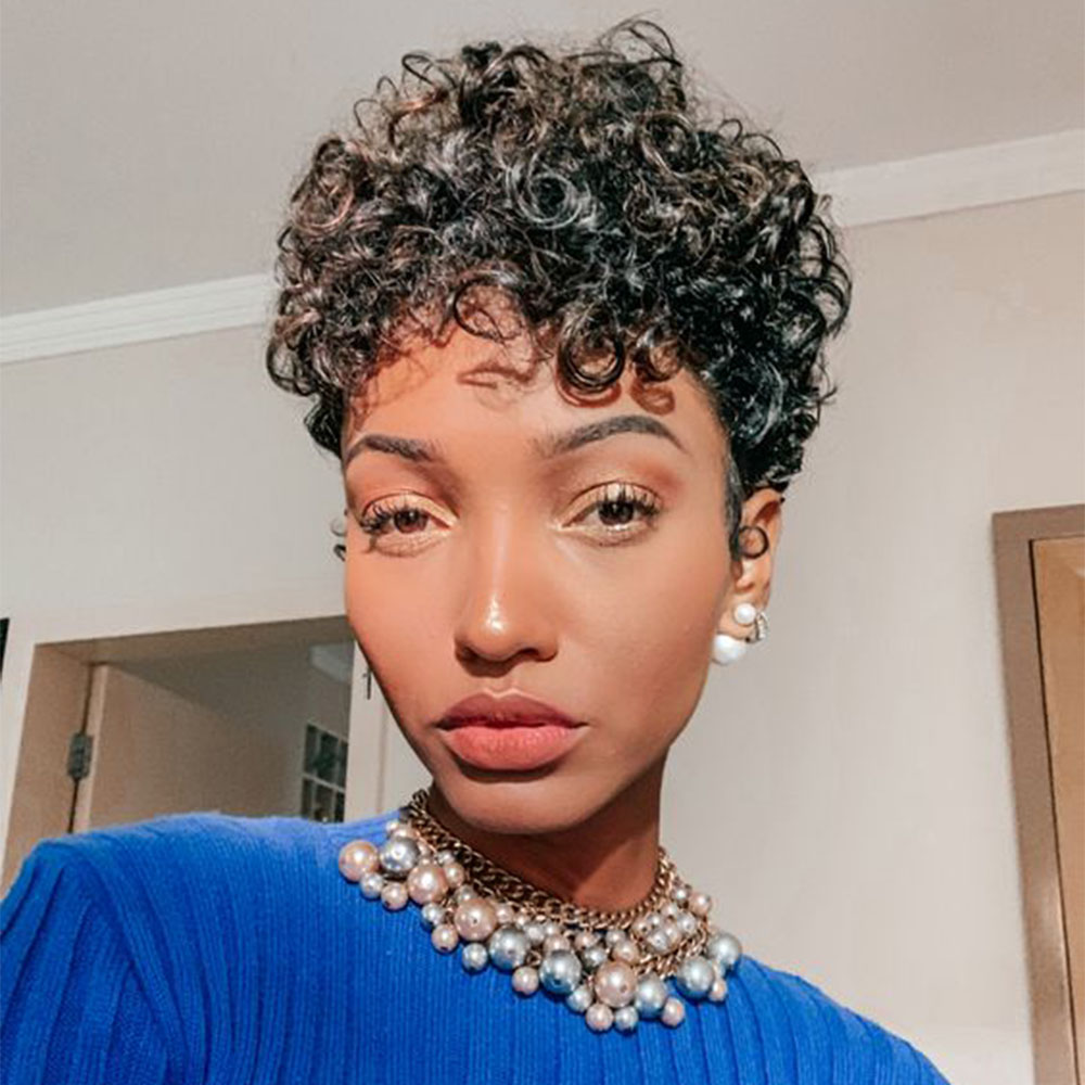 Short Pixie Cut Wig Human Hair Cheap - Perruque courte coupe lutin perruques de