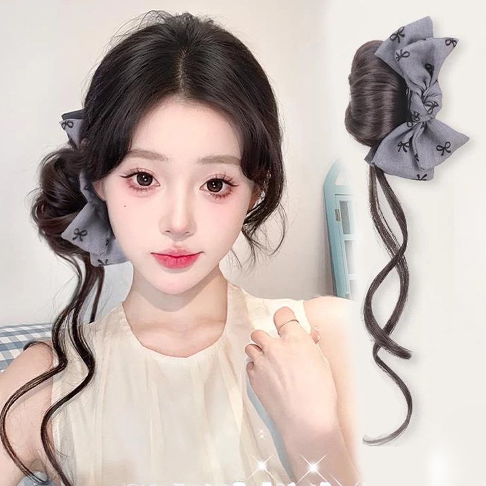 Claw Clip Messy Bun Hair Piece - Extension de cheveux synthétiques Chignon avec