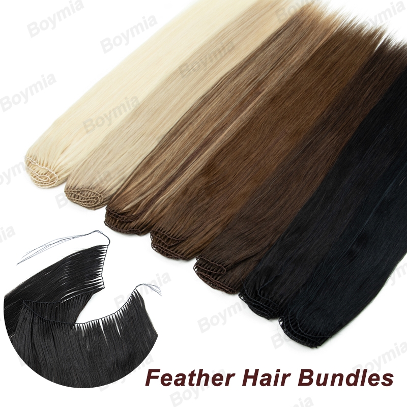 Invisible Tape In Extensions Real Hair - Extensions de cheveux en plumes, mèches