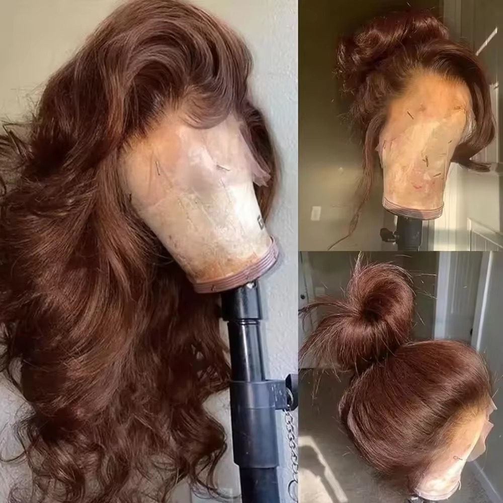 Hd Lace Frontal Wig Human Hair Pre Plucked - Perruque frontale en dentelle Smilegirl Body