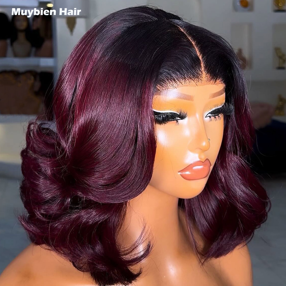 Glueless Wear And Go Human Hair Wig - Perruque Bob sans colle prête à