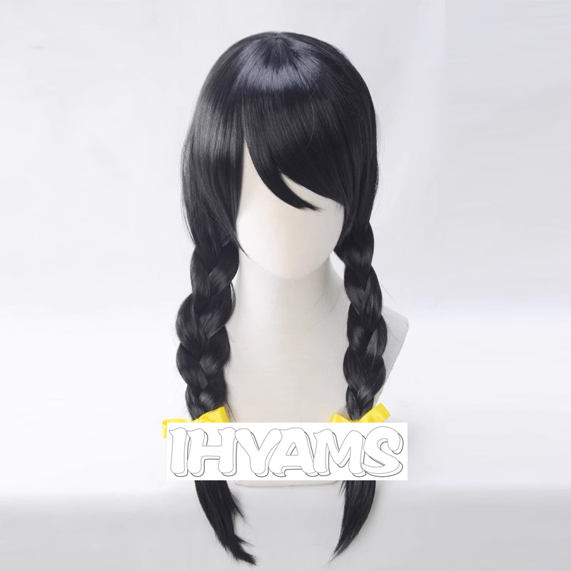 Synthetic Braided Wigs For Black Women - Bakemonogatari Hanekawa Tsubasa perruque Cosplay tresses