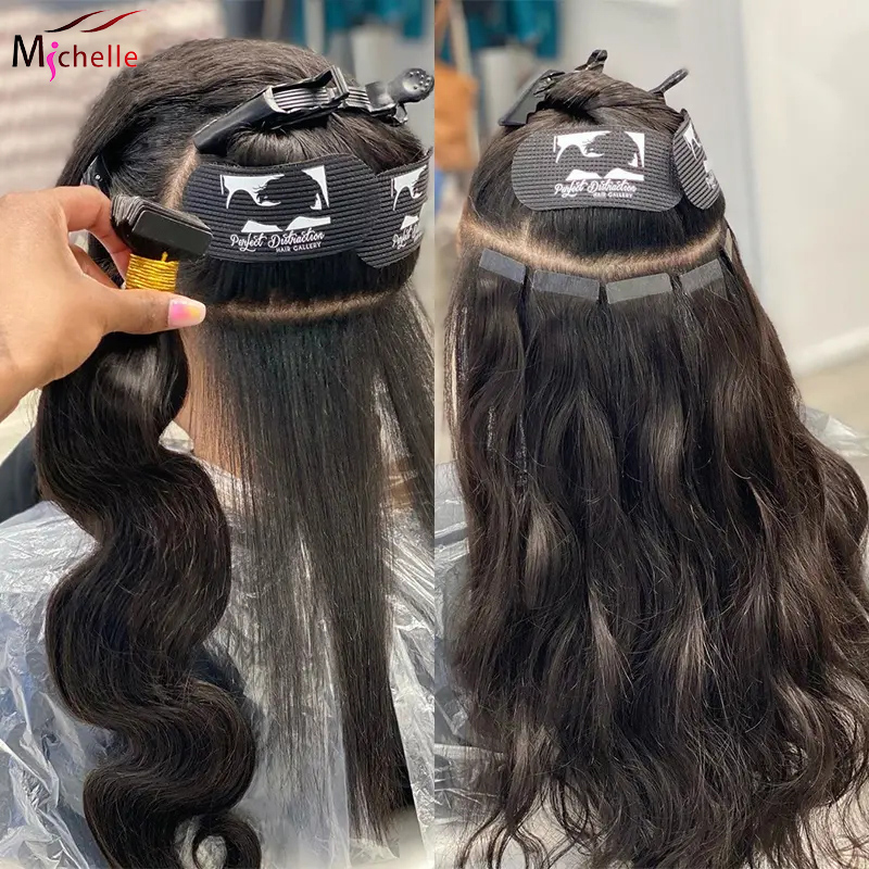 Invisible Tape In Extensions Real Hair - Extensions de cheveux naturels à bandes