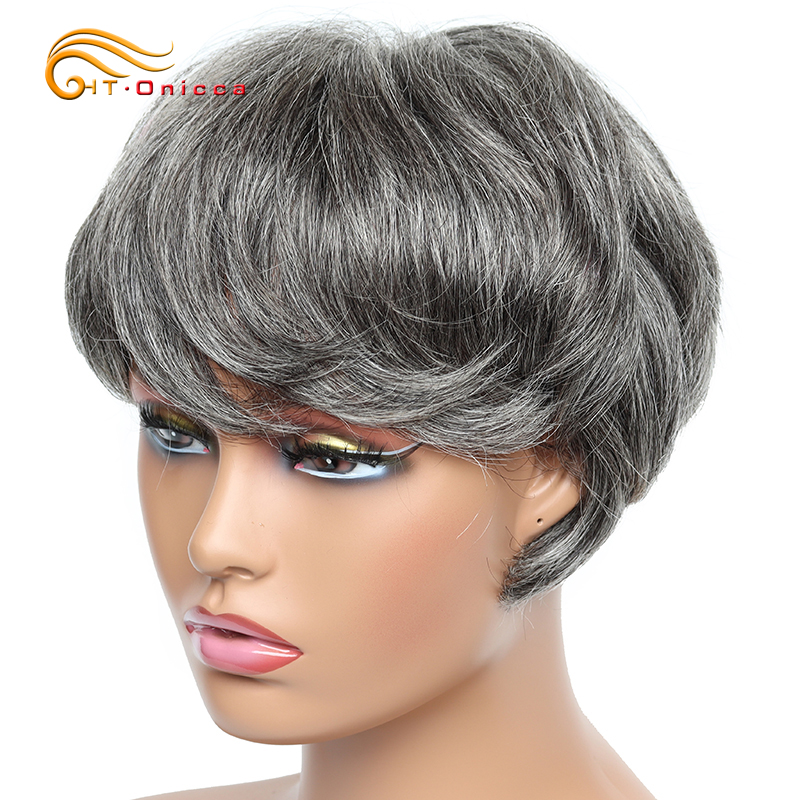 Short Pixie Cut Wig Human Hair Cheap - Perruque courte bon marché perruques de