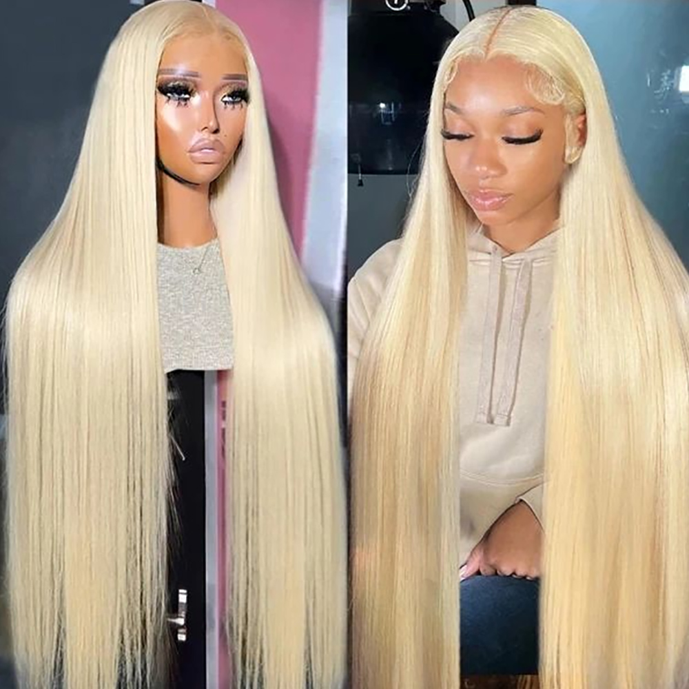 613 Blonde Body Wave Lace Front Wig - Perruque Cheveux Humains Blond Miel 613
