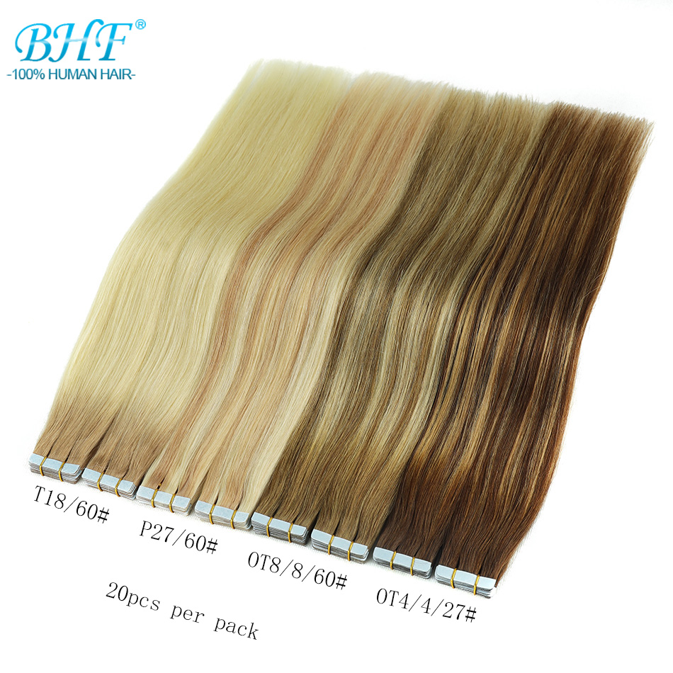 Invisible Tape In Extensions Real Hair - BHF bande dans les Extensions de