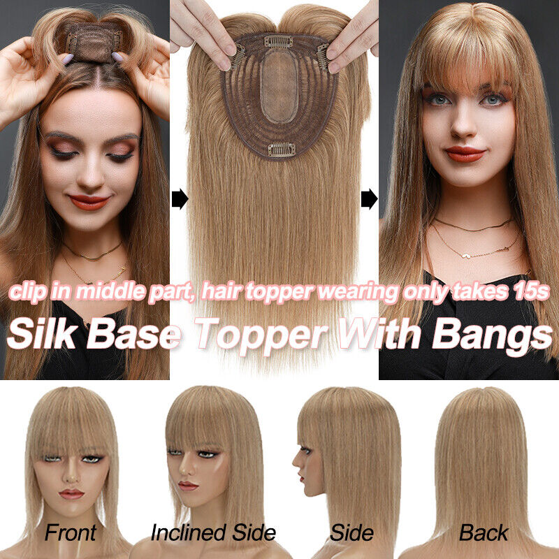 Toupet en vrais cheveux humain - Seamless Clip In Hair Extensions Human Hair avis et prix