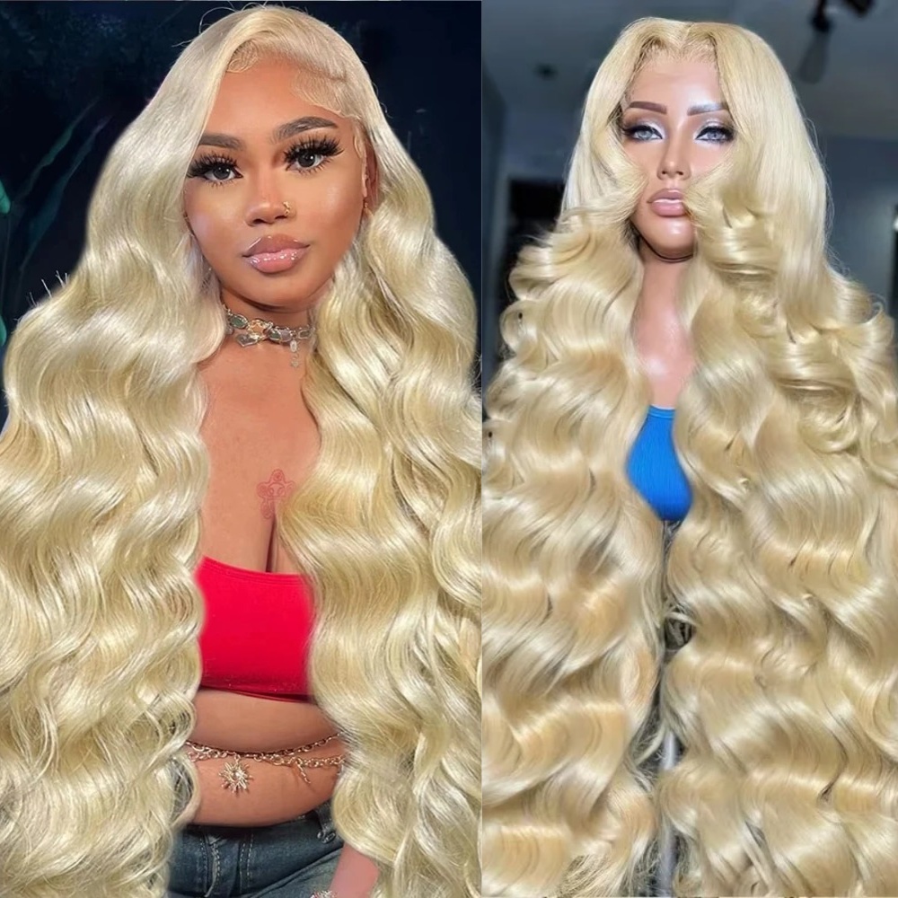 Perruques blondes 613 de 26 à  - 613 Blonde Body Wave Lace Front Wig avis et prix