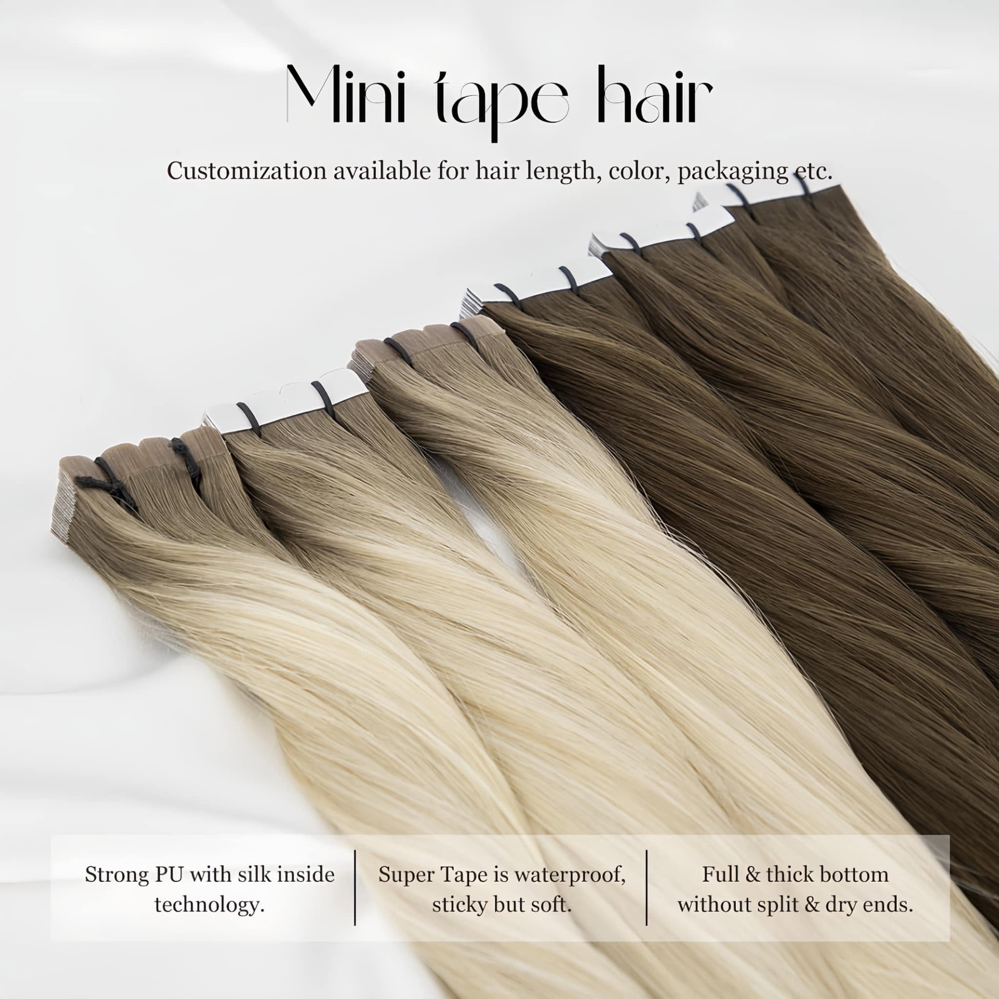 Extensions de cheveux humains  - Invisible Tape In Extensions Real Hair avis et prix