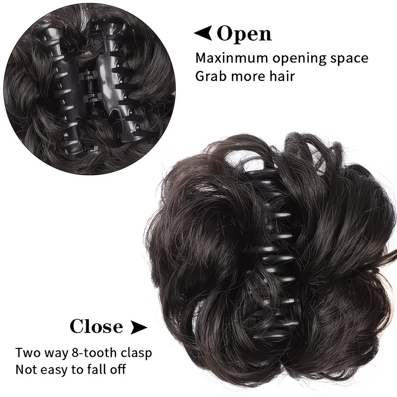 Chignon synthétique désordonné - Claw Clip Messy Bun Hair Piece avis et prix