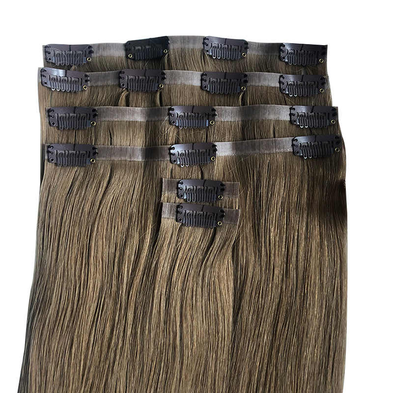 Extensions de cheveux lisses e - Seamless Clip In Hair Extensions Human Hair avis et prix