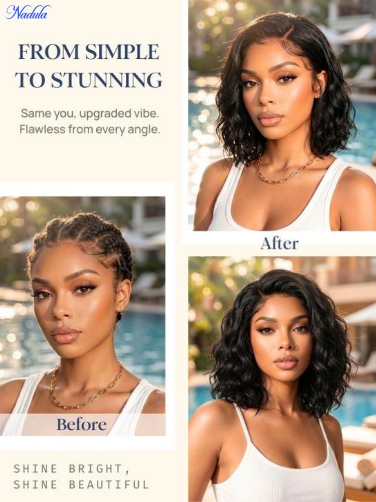 Perruque BOB Nadula 13x4 Lace  - Pre Parted 13X4 Lace Front Bob Wig avis et prix