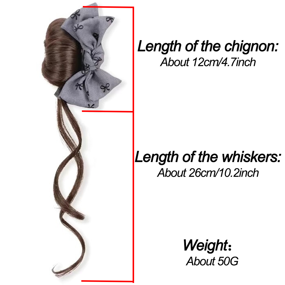 Extension de cheveux synthétiq - Claw Clip Messy Bun Hair Piece avis et prix