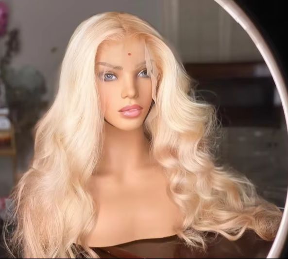 Perruque Blonde 613 Longue Ond - 613 Blonde Body Wave Lace Front Wig avis et prix