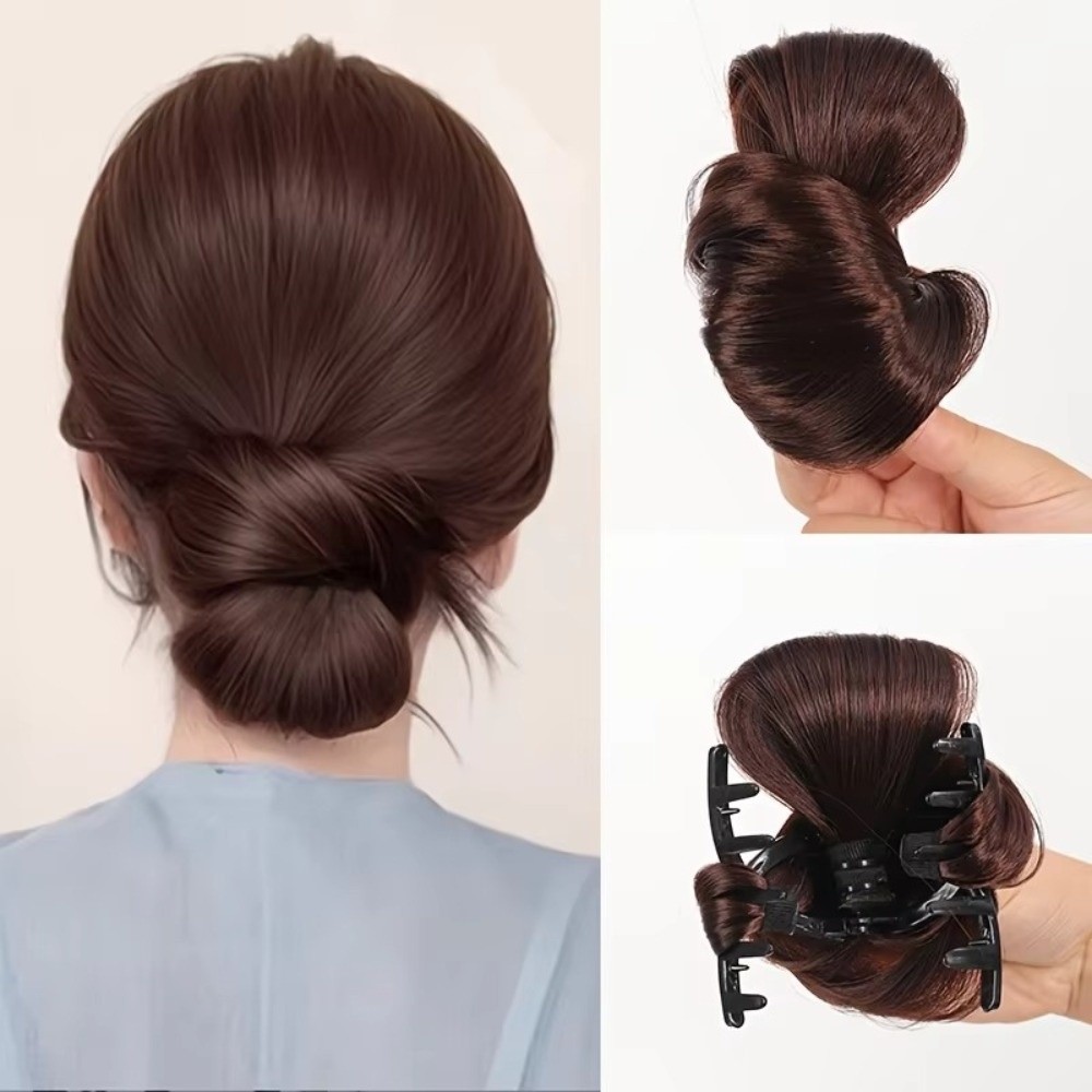 Perruque chignon synthétique n - Claw Clip Messy Bun Hair Piece avis et prix