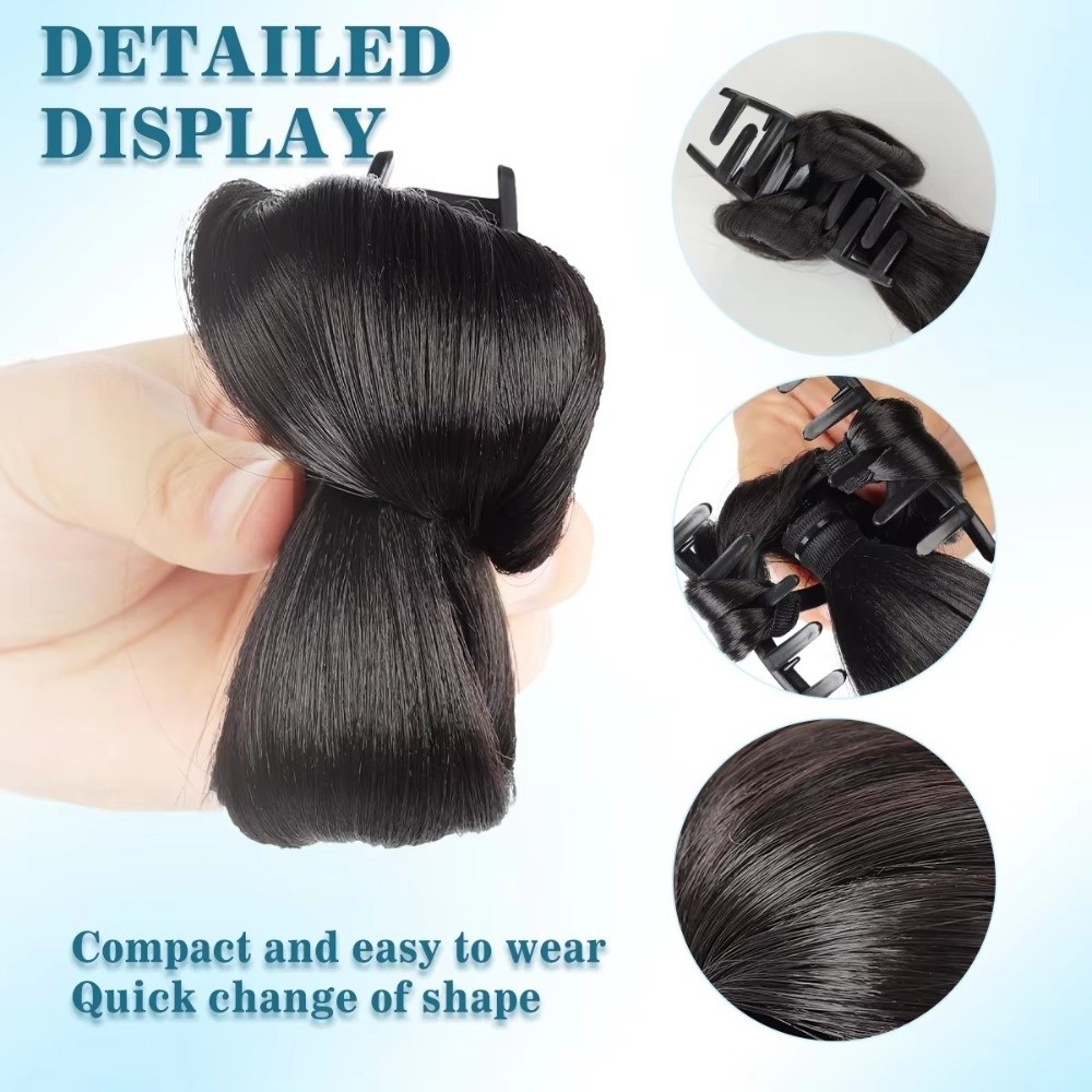 Perruque chignon synthétique n - Claw Clip Messy Bun Hair Piece avis et prix