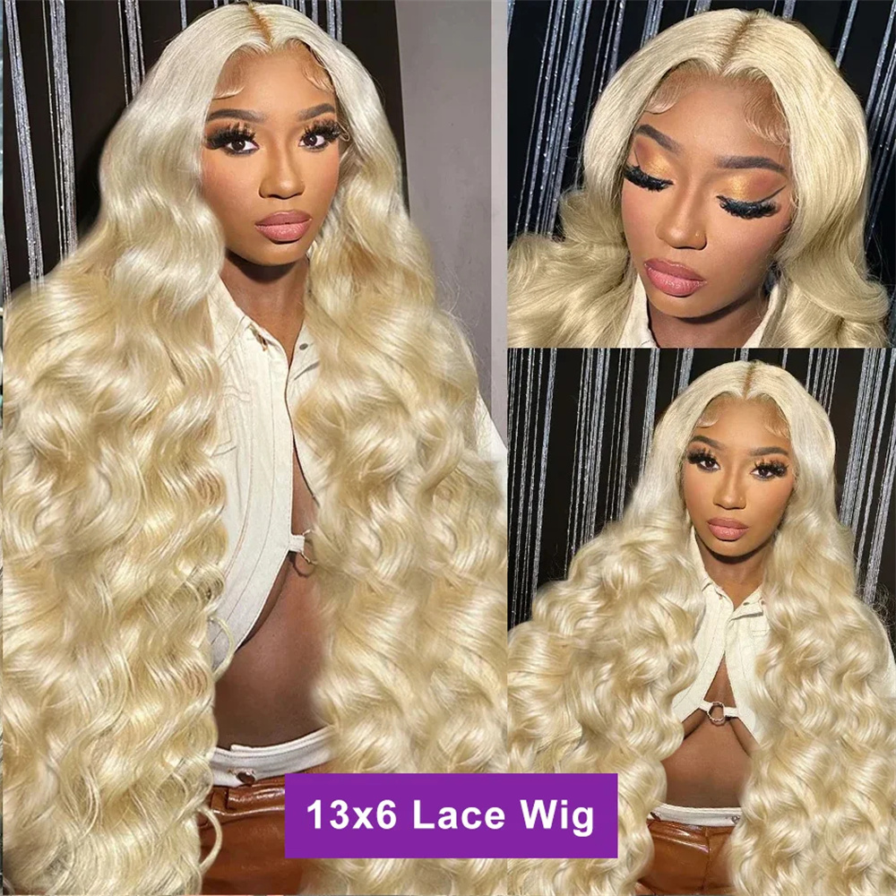 Finros vague de corps 13x6 HD  - 613 Blonde Body Wave Lace Front Wig avis et prix