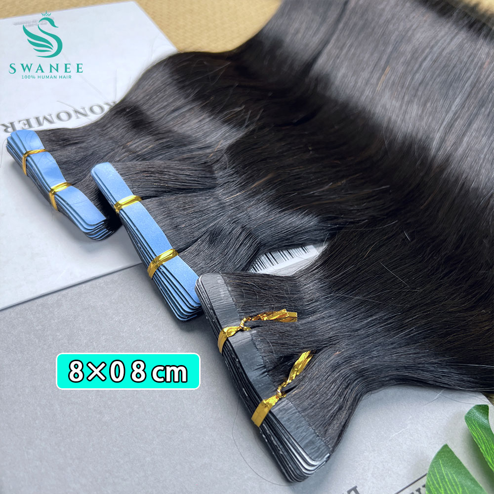 Mini bande droite dans les Ext - Invisible Tape In Extensions Real Hair avis et prix