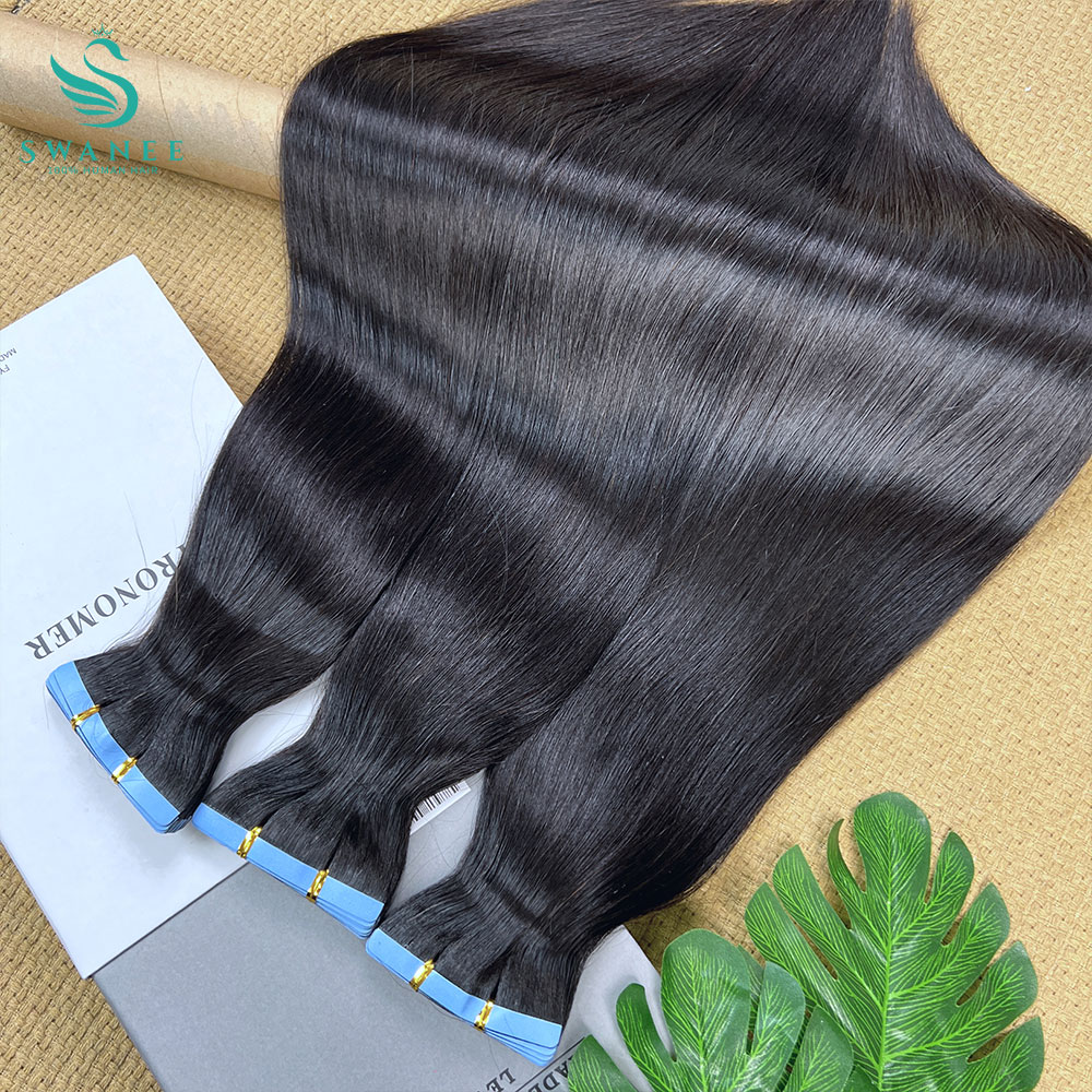 Mini bande droite dans les Ext - Invisible Tape In Extensions Real Hair avis et prix