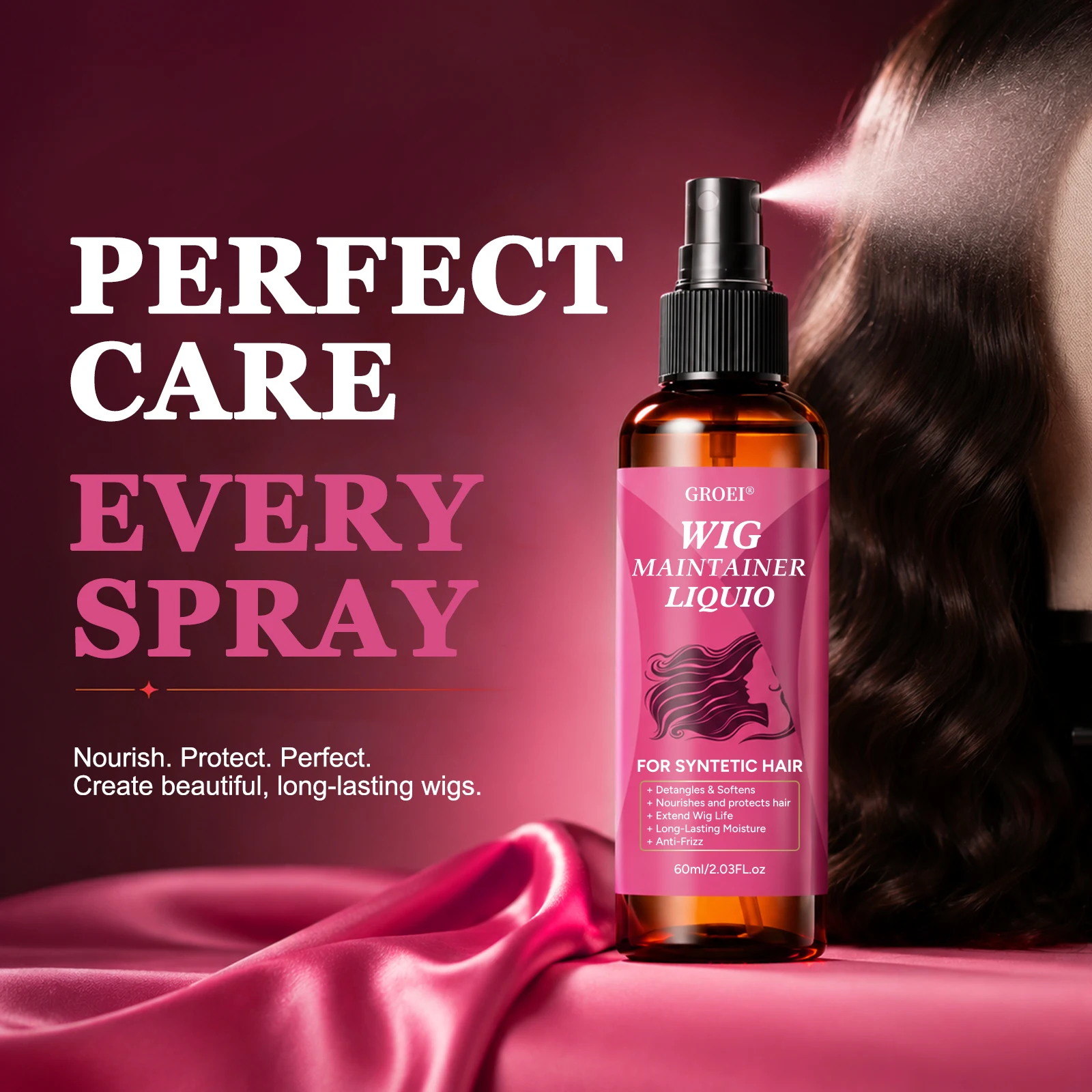 GROEI Spray Anti-Frisottis pou - Synthetic Wigs avis et prix