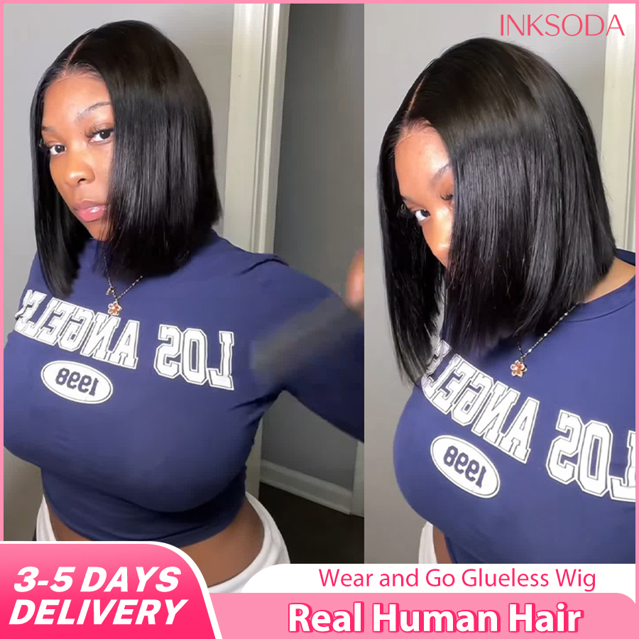 Perruques Lace Front en Cheveu - Glueless Wear And Go Human Hair Wig avis et prix