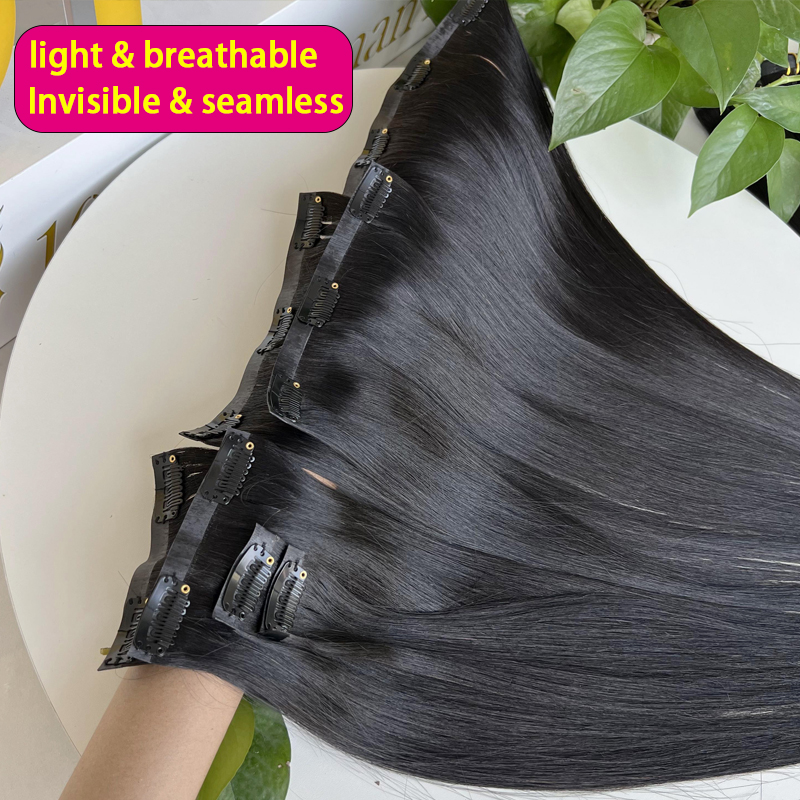 Extensions de cheveux humains  - Seamless Clip In Hair Extensions Human Hair avis et prix