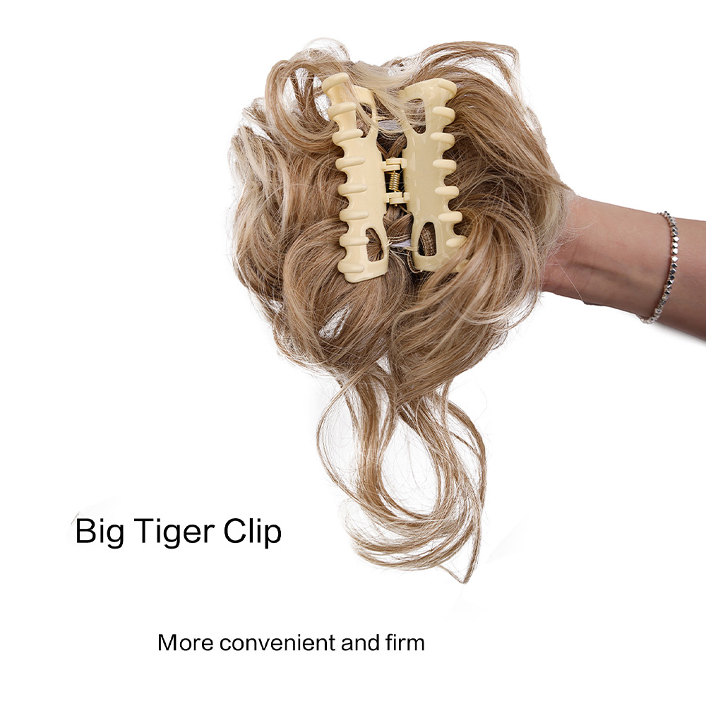 Chignon synthétique en désordr - Claw Clip Messy Bun Hair Piece avis et prix