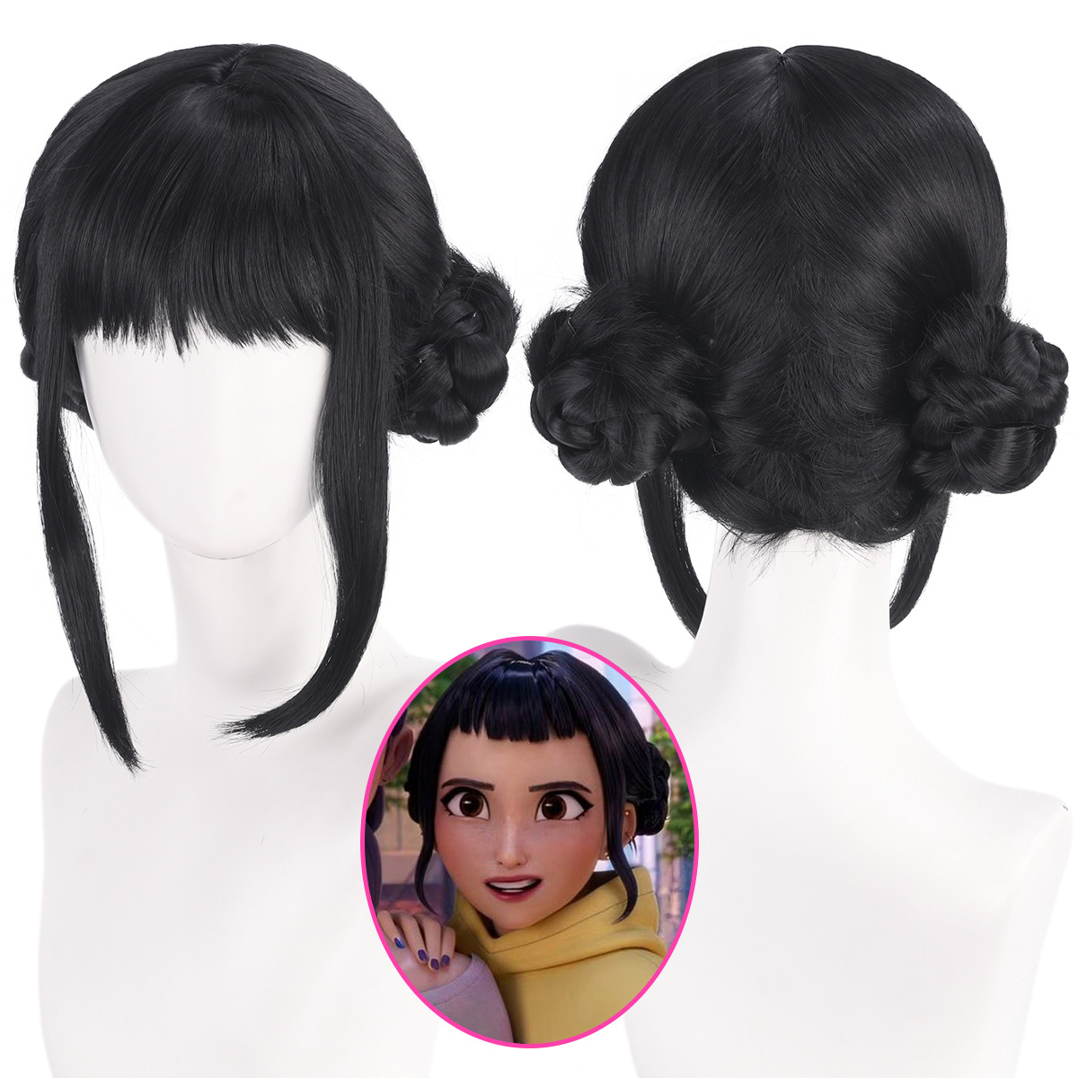 Zoey Cosplay perruque 33 cm ch - Synthetic Braided Wigs For Black Women avis et prix
