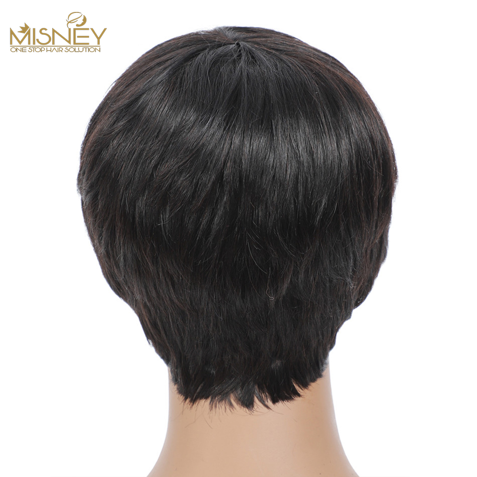 Perruque brésilienne naturelle - Short Pixie Cut Wig Human Hair Cheap avis et prix