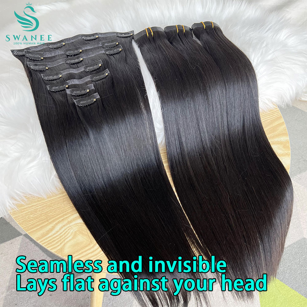 Extensions de cheveux 100% nat - Seamless Clip In Hair Extensions Human Hair avis et prix