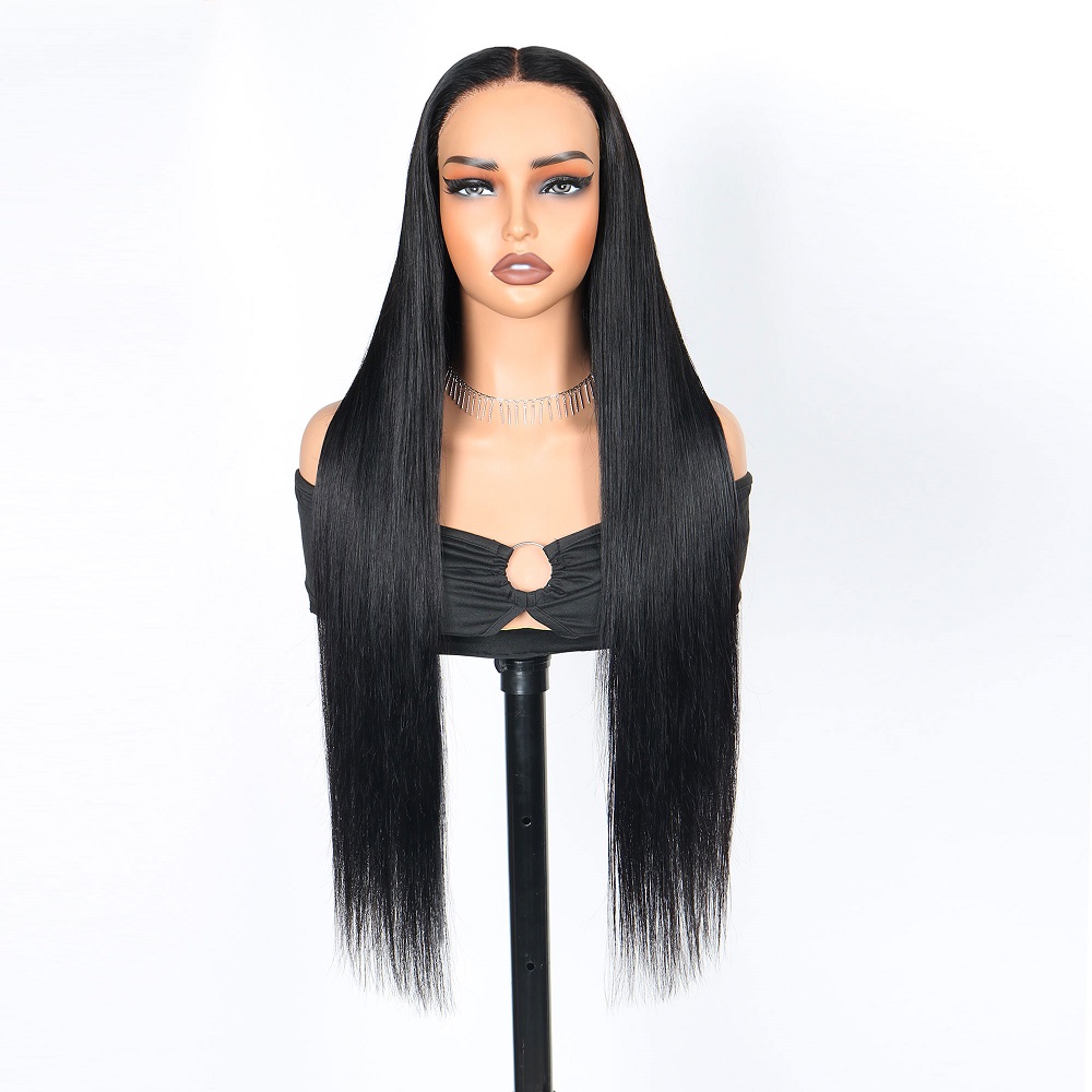 Perruques Lace Front Droites 7 - Glueless Wear And Go Human Hair Wig avis et prix