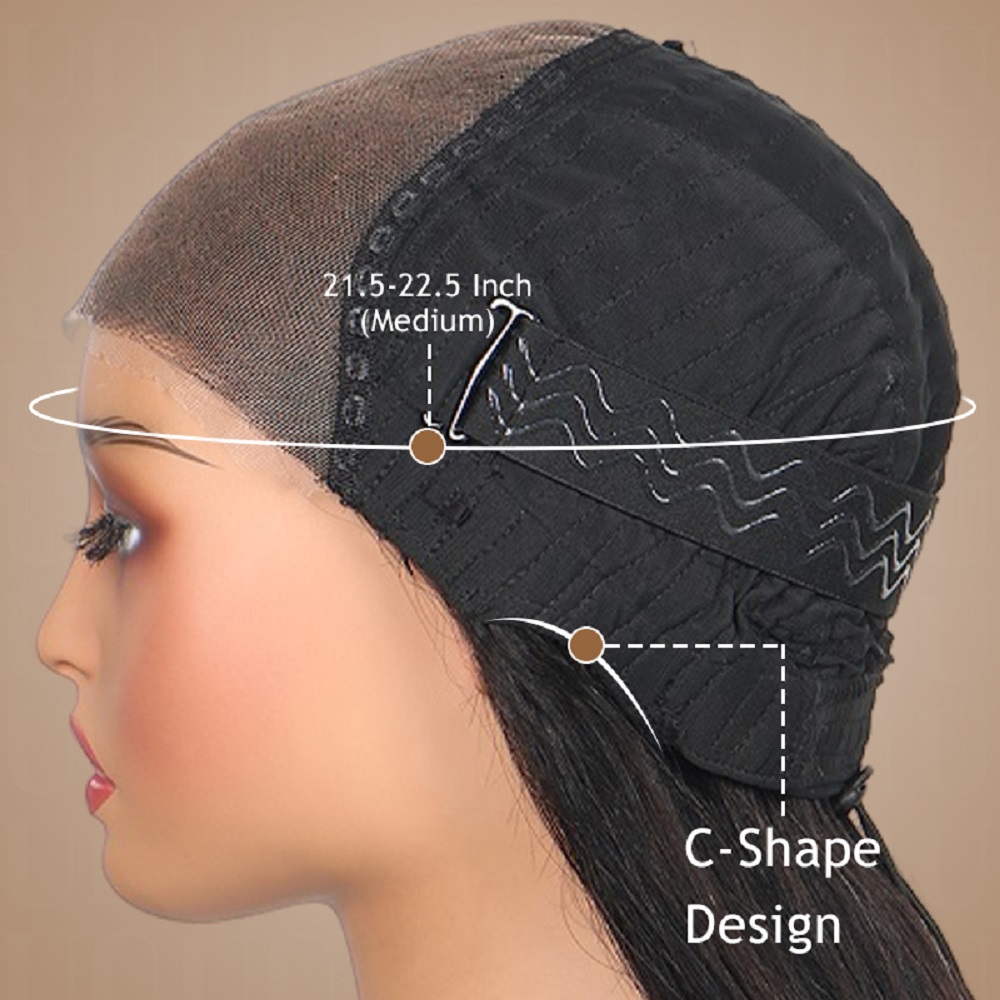 Perruques Lace Front Droites 7 - Glueless Wear And Go Human Hair Wig avis et prix