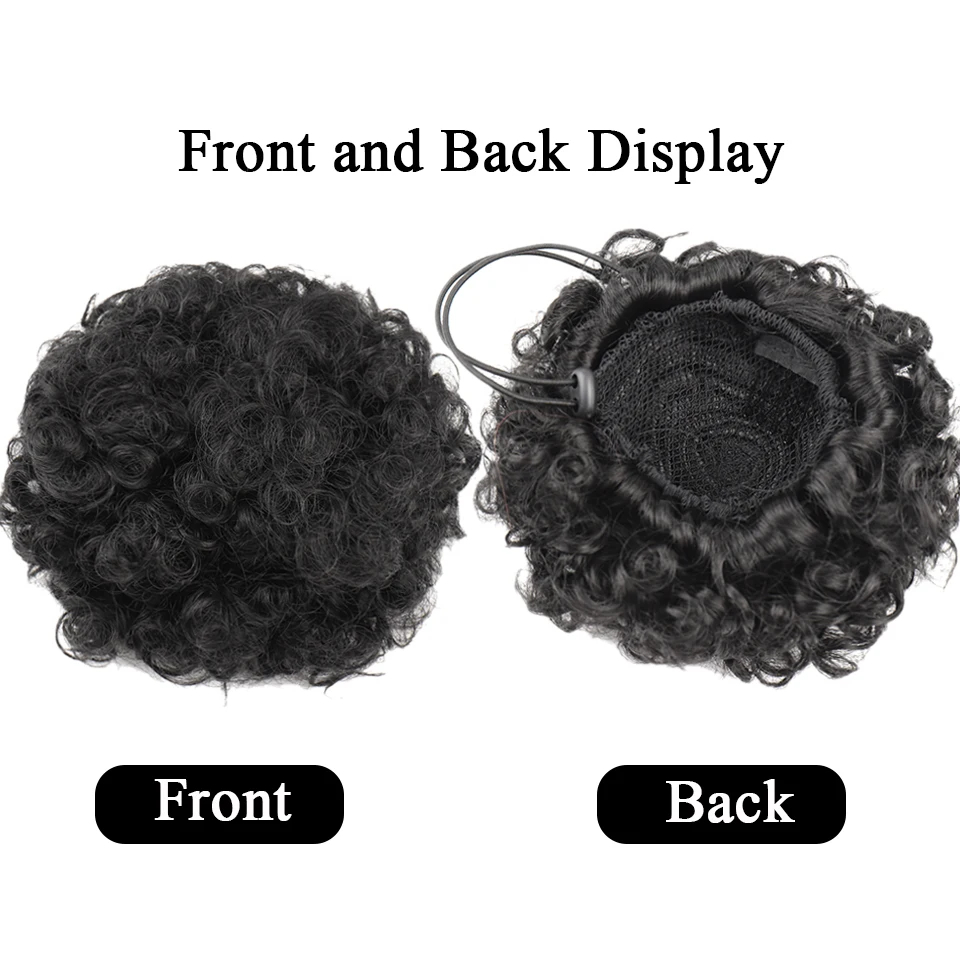 Extension de queue de cheval A - Drawstring Afro Curly Puff Ponytail avis et prix