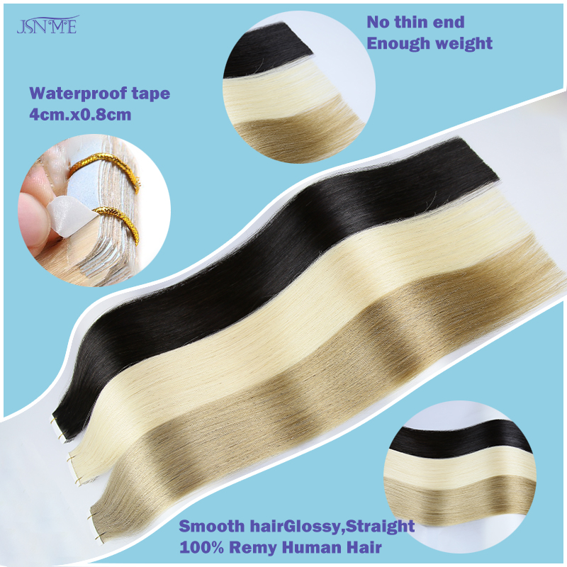 JSNME – Extensions de cheveux  - Invisible Tape In Extensions Real Hair avis et prix