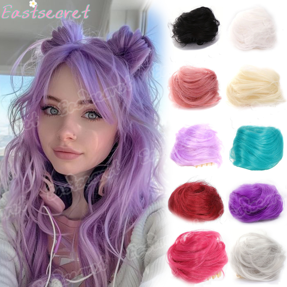 Chignon bouclé synthétique omb - Claw Clip Messy Bun Hair Piece avis et prix