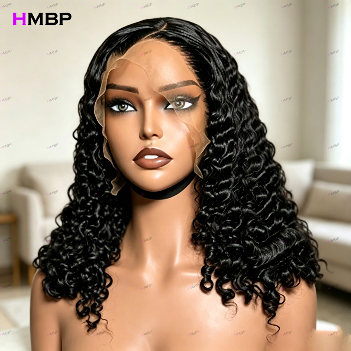 Perruques en cheveux humains b - Hd Lace Frontal Wig Human Hair Pre Plucked avis et prix