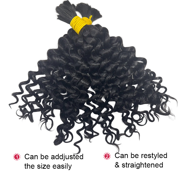 Cheveux humains en vrac Water  - Water Wave Bulk Human Hair For Braiding avis et prix