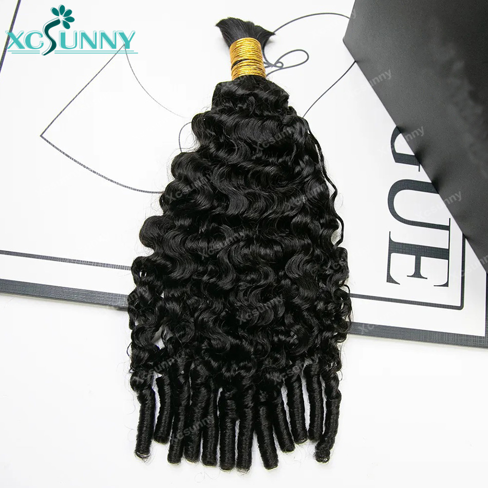 Extensions de cheveux humains  - Water Wave Bulk Human Hair For Braiding avis et prix