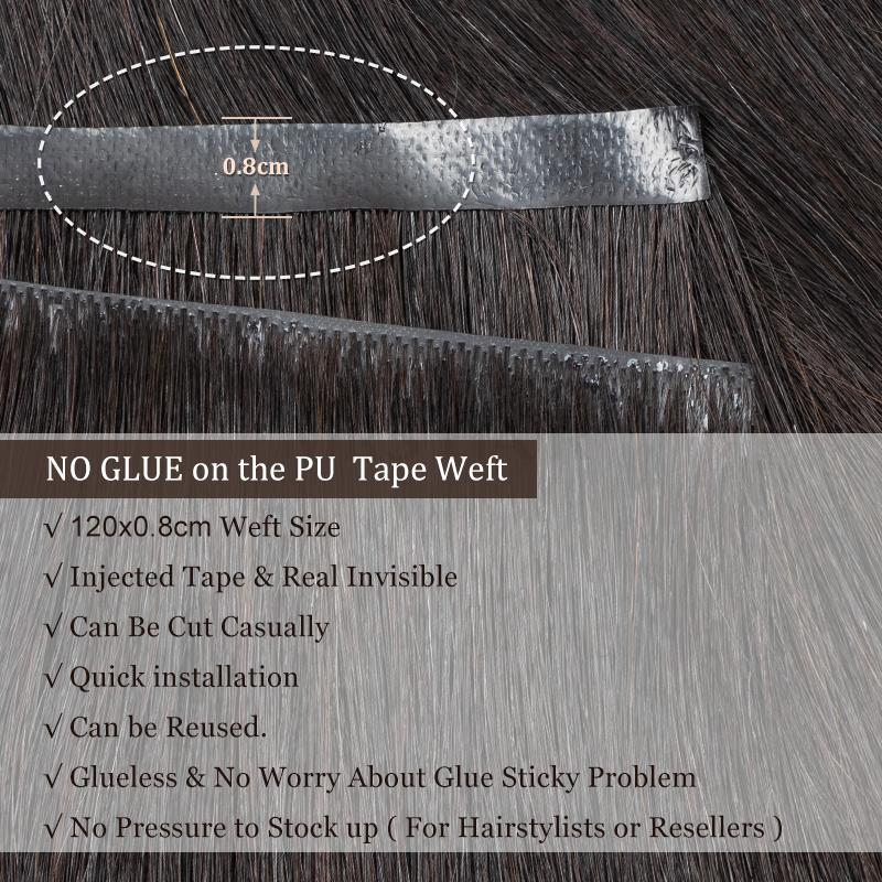 Mèches naturelles naturelles n - Invisible Tape In Extensions Real Hair avis et prix