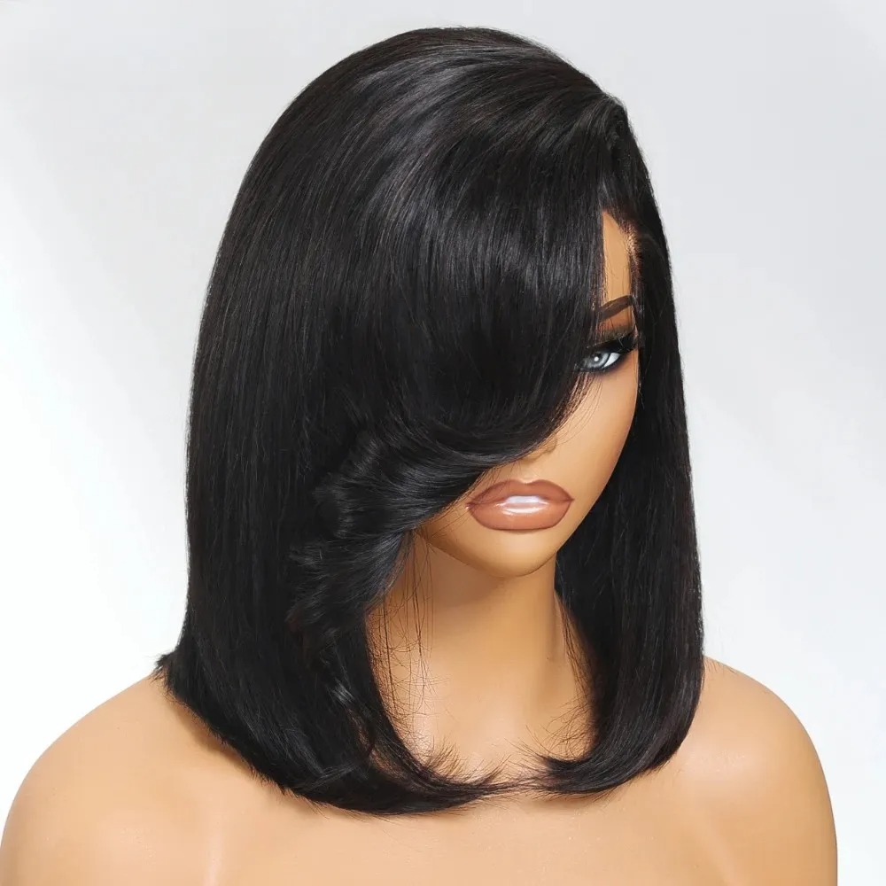 Perruque Lace Front Courte Bob - Pre Parted 13X4 Lace Front Bob Wig avis et prix