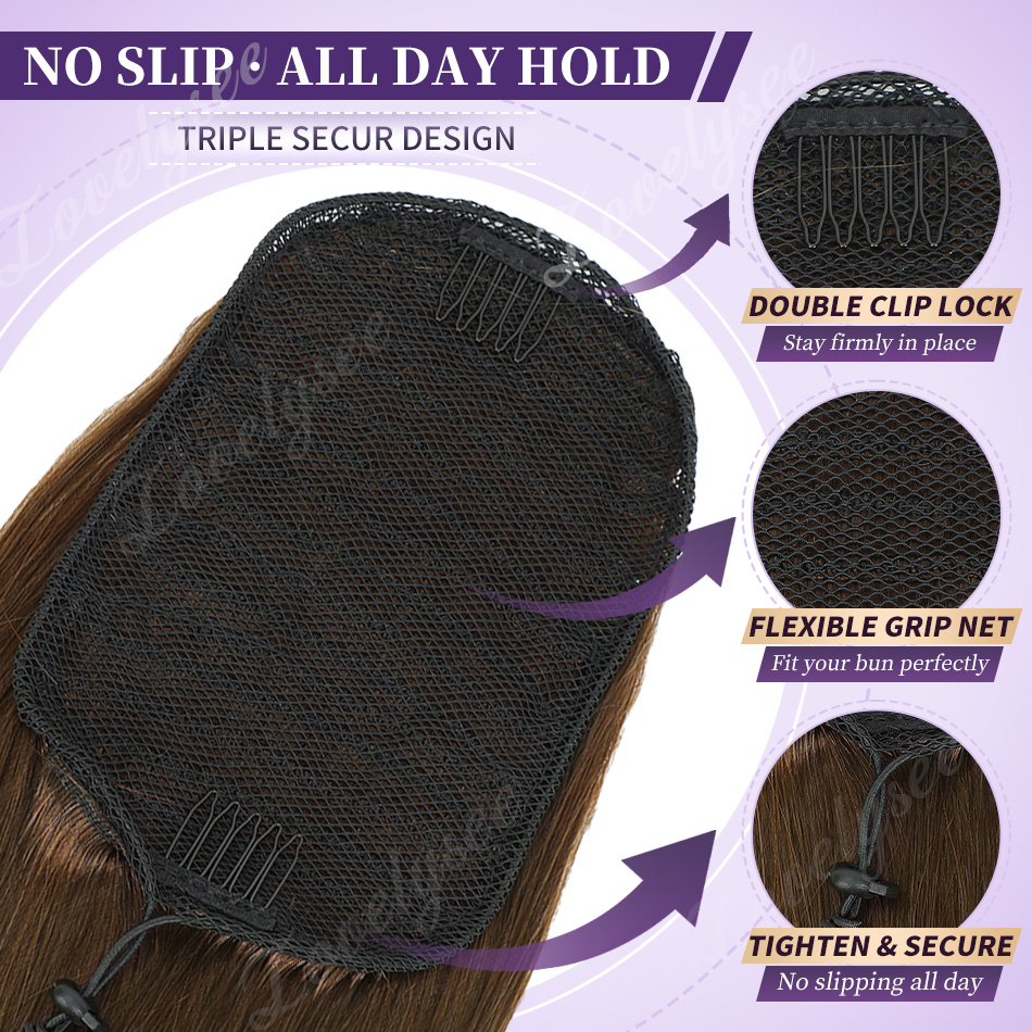 Queue de cheval courte à cordo - Seamless Clip In Hair Extensions Human Hair avis et prix