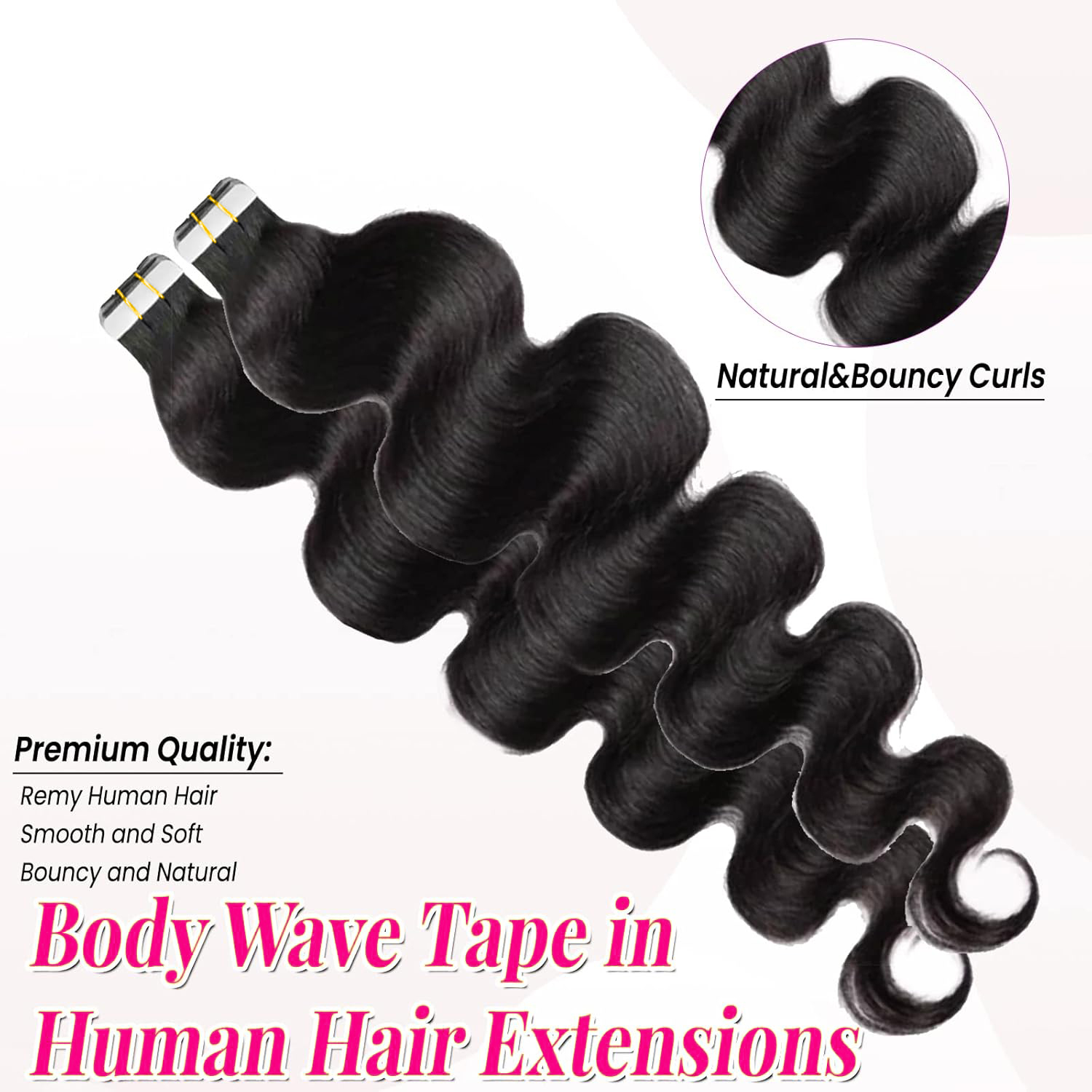 Extensions de cheveux naturels - Invisible Tape In Extensions Real Hair avis et prix