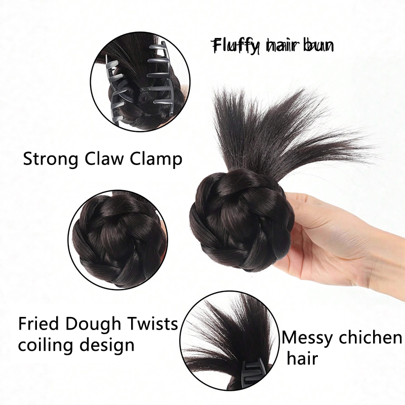 Chignon désordonné et volumine - Claw Clip Messy Bun Hair Piece avis et prix