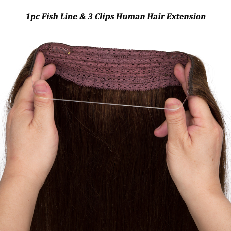 Ligne de pêche droite Extensio - Seamless Clip In Hair Extensions Human Hair avis et prix