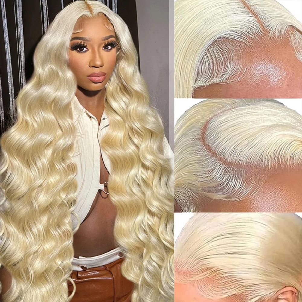 Perruques Lace Front HD Blonde - 613 Blonde Body Wave Lace Front Wig avis et prix
