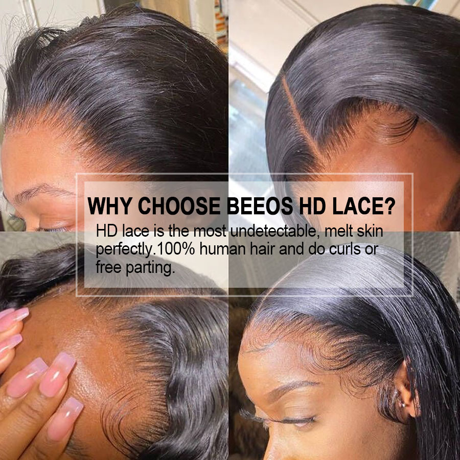 Perruques en cheveux humains 2 - Hd Lace Frontal Wig Human Hair Pre Plucked avis et prix