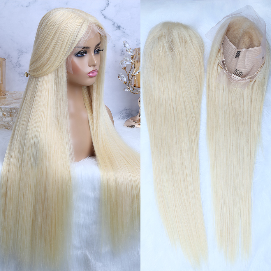Perruque Cheveux Humains Blond - 613 Blonde Body Wave Lace Front Wig avis et prix