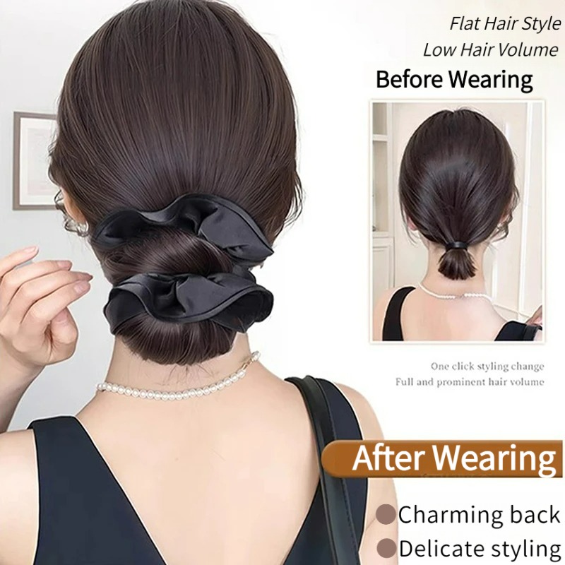 Nouveau chignon en satin synth - Claw Clip Messy Bun Hair Piece avis et prix